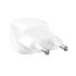 Belkin BoostCharge Compact 20W USB-C PD Fast Charging AC Charger for All iPhone 16 and iPhone 15 Models Samsung Galaxy S25, iPad, AirPods, and More - White